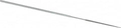 Strauss - 5-1/2" OAL Fine Round Needle Diamond File - 1/16" Wide x 1/16" Thick, 1-5/8 LOC, 91 Grit - Caliber Tooling