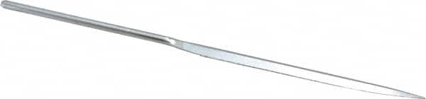 Strauss - 5-1/2" OAL Coarse Barrette Needle Diamond File - 13/64" Wide x 1/16" Thick, 2-3/4 LOC, 181 Grit - Caliber Tooling