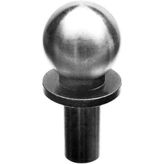 TE-CO - 1/2" Ball Diam, 5/16" Shank Diam, Alloy Steel Inspection Tooling Ball - Caliber Tooling