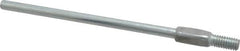 Value Collection - 6" Long x 1/4" Rod Diam, Tube Brush Extension Rod - 5/16-18 Male Thread - Caliber Tooling