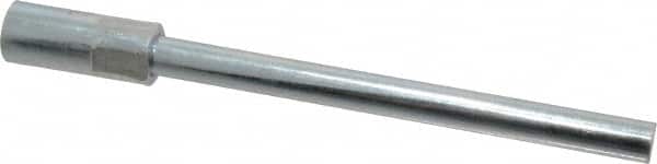 Value Collection - 6" Long x 3/8" Rod Diam, Tube Brush Extension Rod - 1/2-12 Female Thread - Caliber Tooling