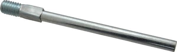 Value Collection - 6" Long x 3/8" Rod Diam, Tube Brush Extension Rod - 1/2-12 Male Thread - Caliber Tooling