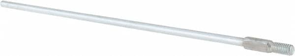 Value Collection - 12" Long x 1/4" Rod Diam, Tube Brush Extension Rod - 5/16-18 Male Thread - Caliber Tooling