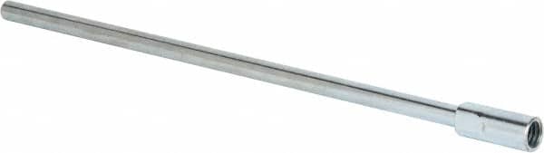 Value Collection - 12" Long x 3/8" Rod Diam, Tube Brush Extension Rod - 1/2-12 Female Thread - Caliber Tooling