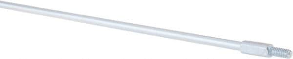 Value Collection - 24" Long x 1/4" Rod Diam, Tube Brush Extension Rod - 1/4-20 Male Thread - Caliber Tooling