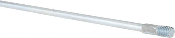 Value Collection - 24" Long x 3/8" Rod Diam, Tube Brush Extension Rod - 1/2-20 Male Thread - Caliber Tooling