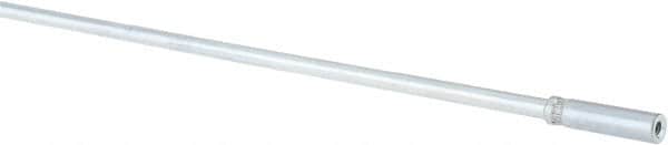 Value Collection - 36" Long x 1/4" Rod Diam, Tube Brush Extension Rod - 3/16-24 Female Thread - Caliber Tooling