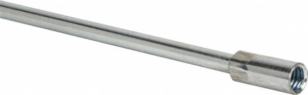 Value Collection - 36" Long x 3/8" Rod Diam, Tube Brush Extension Rod - 1/2-12 Female Thread - Caliber Tooling