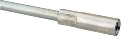 Value Collection - 48" Long x 1/4" Rod Diam, Tube Brush Extension Rod - 5/16-18 Female Thread - Caliber Tooling