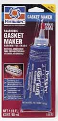 Permatex - 50ml Anaerobic Gasket Maker - -65 to 300°F, Red, Comes in Tube - Caliber Tooling