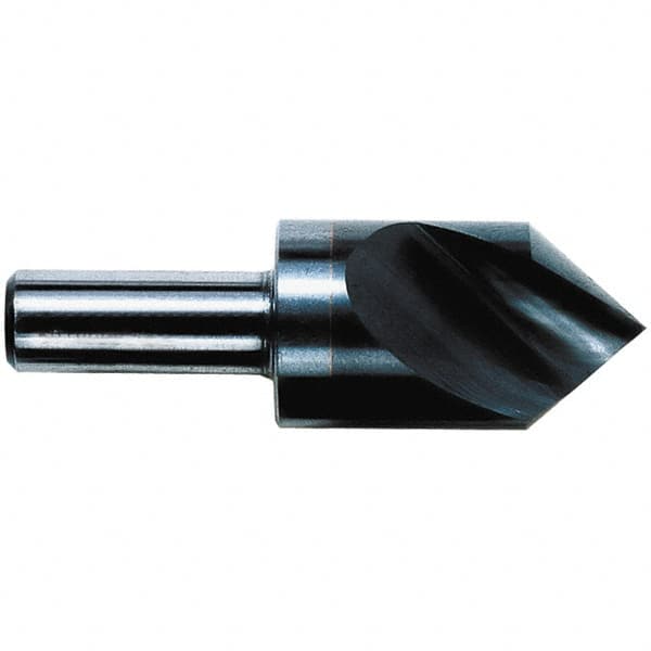 M.A. Ford - 1/8" Head Diam, 1/8" Shank Diam, 1 Flute 82° Solid Carbide Countersink - 1-1/2" OAL - Caliber Tooling