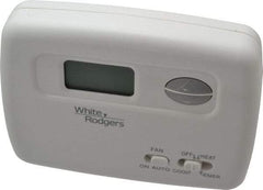 White-Rodgers - 45 to 99°F, 2 Heat, 1 Cool, Economy Digital Heat Pump Thermostat (Hardwired with Battery Back-Up) - 20 to 30 Volts, Electronic Switching Switch - Caliber Tooling