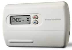 White-Rodgers - 45 to 90°F, 1 Heat, 1 Cool, Standard Digital 5+1+1 Programmable Single Stage Thermostat - mV to 30 Volts, Electronic Switching Switch - Caliber Tooling