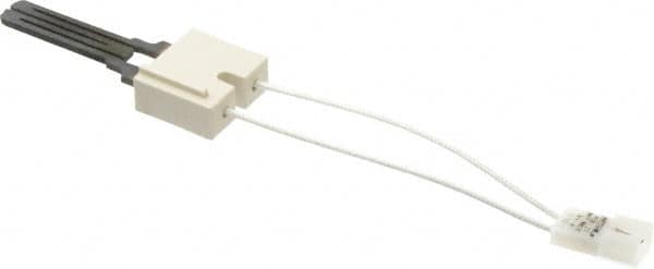 White-Rodgers - 120 VAC, 5 Amp, Two Terminal Receptacle with .093" Male Pins Connection, Silicon Carbide Hot Surface Ignitor - 9" Lead Length, For Use with Gas Burner - Caliber Tooling