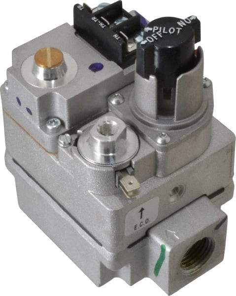 White-Rodgers - 24 VAC Coil Voltage, 1/2" x 3/4" Pipe, Natural, LP Standing Pilot Gas Valve - Inlet Pressure Tap - Caliber Tooling