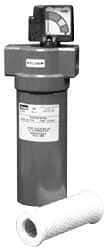 Parker - 1" Port, 14.14" High x 4.65" Wide, FRL Filter with Aluminum Bowl & Automatic Drain - 100 SCFM, 500 Max psi, 175°F Max - Caliber Tooling