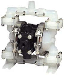 SandPIPER - 1/4" NPT, Nonmetallic, Air Operated Diaphragm Pump - Santoprene Diaphragm, Conductive Acetal Housing - Caliber Tooling