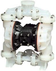 SandPIPER - 1" NPT, Nonmetallic, Air Operated Diaphragm Pump - PTFE Diaphragm, Kynar Housing - Caliber Tooling