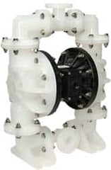 SandPIPER - 1-1/2" NPT, Nonmetallic, Air Operated Diaphragm Pump - Santoprene Diaphragm, Polypropylene Housing - Caliber Tooling