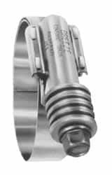 IDEAL TRIDON - Steel Auto-Adjustable Worm Drive Clamp - 5/8" Wide x 5/8" Thick, 6-1/4" Hose, 6-1/4 to 7-1/8" Diam - Caliber Tooling