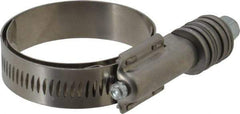 IDEAL TRIDON - Steel Auto-Adjustable Worm Drive Clamp - 5/8" Wide x 5/8" Thick, 1-1/4" Hose, 1-1/4 to 2-1/8" Diam - Caliber Tooling