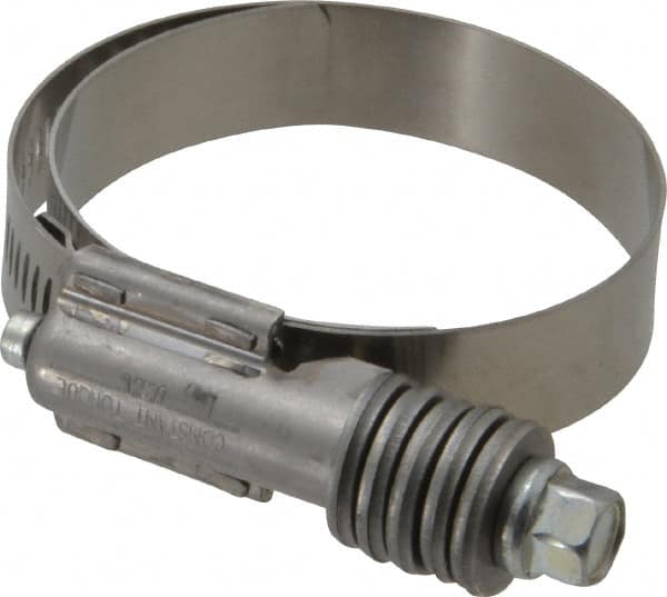 IDEAL TRIDON - Steel Auto-Adjustable Worm Drive Clamp - 5/8" Wide x 5/8" Thick, 1-3/4" Hose, 1-3/4 to 2-5/8" Diam - Caliber Tooling