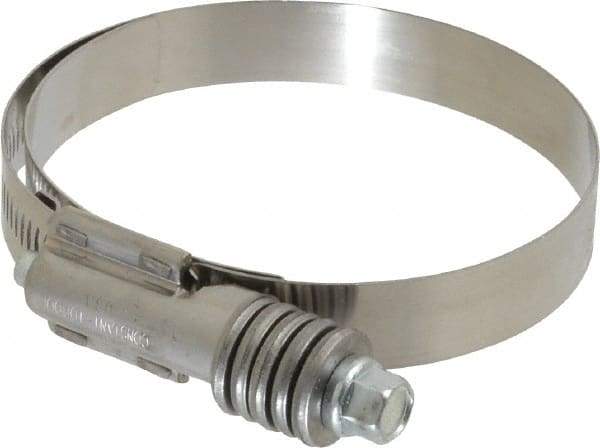 IDEAL TRIDON - Steel Auto-Adjustable Worm Drive Clamp - 5/8" Wide x 5/8" Thick, 2-3/4" Hose, 2-3/4 to 3-5/8" Diam - Caliber Tooling