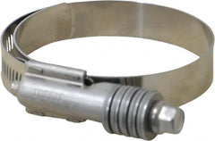 IDEAL TRIDON - Stainless Steel Auto-Adjustable Worm Drive Clamp - 5/8" Wide x 5/8" Thick, 2-1/4" Hose, 2-1/4 to 3-1/8" Diam - Caliber Tooling