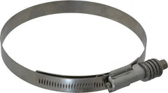 IDEAL TRIDON - Stainless Steel Auto-Adjustable Worm Drive Clamp - 5/8" Wide x 5/8" Thick, 4-3/4" Hose, 4-3/4 to 5-5/8" Diam - Caliber Tooling