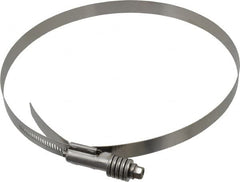 IDEAL TRIDON - Stainless Steel Auto-Adjustable Worm Drive Clamp - 5/8" Wide x 5/8" Thick, 8-1/4" Hose, 8-1/4 to 9-1/8" Diam - Caliber Tooling