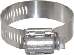 IDEAL TRIDON - SAE Size 24, 1-1/16 to 2" Diam, Stainless Steel MS Series MIL-Spec Worm Drive Clamp - 1/2" Wide, Material Grade 410, Series MS Mil Spec - Caliber Tooling