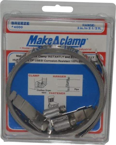 Made in USA - 2" Diam, Hose Clamp Kit - Caliber Tooling