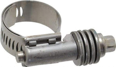 IDEAL TRIDON - Stainless Steel Auto-Adjustable Worm Drive Clamp - 1/2" Wide x 1/2" Thick, 9/16" Hose, 9/16 to 1-1/16" Diam - Caliber Tooling