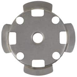 Divine Brothers - Buffing Wheel Center Plate - 1/2" ID x 3" OD, 3" Buff Center Diam - Caliber Tooling