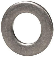 Made in USA - #8 Screw, Grade 300 Stainless Steel Standard Flat Washer - 0.169" ID x 0.304" OD, 0.032" Thick, Passivated Finish, Meets Military Specifications - Caliber Tooling