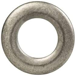 Made in USA - #10 Screw, Grade 300 Stainless Steel Standard Flat Washer - 0.195" ID x 0.354" OD, 0.063" Thick, Passivated Finish, Meets Military Specifications - Caliber Tooling