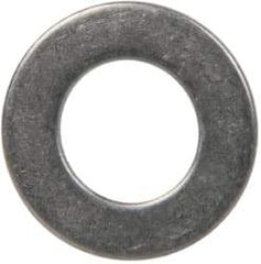 Made in USA - 1/4" Screw, Grade 300 Stainless Steel Standard Flat Washer - 0.255" ID x 0.468" OD, 0.032" Thick, Passivated Finish, Meets Military Specifications - Caliber Tooling