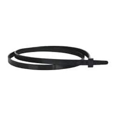 Made in USA - 28" Long Black Nylon Standard Cable Tie - 120 Lb Tensile Strength, 9" Max Bundle Diam - Caliber Tooling