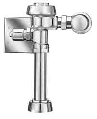 Sloan Valve Co. - 1-1/2" Spud Coupling, 1" Pipe, Closet Automatic Flush Valve - Handle Opening, 3.5 Gal per Flush, Metal Cover, Powered by Electrical Line with 24 Volt Step Down Transformer - Caliber Tooling