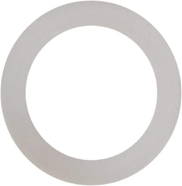 Made in USA - #12 Screw, Grade 6/6 Nylon Standard Flat Washer - 1/4" ID x 3/8" OD, 0.015" Thick, Plain Finish - Caliber Tooling