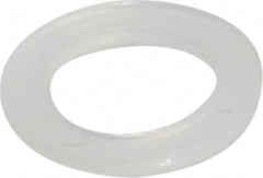 Made in USA - #12 Screw, Grade 6/6 Nylon Standard Flat Washer - 1/4" ID x 3/8" OD, 0.031" Thick, Plain Finish - Caliber Tooling