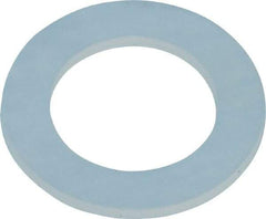 Made in USA - 1/4" Screw, Grade 6/6 Nylon Standard Flat Washer - 0.313" ID x 1/2" OD, 0.031" Thick, Plain Finish - Caliber Tooling