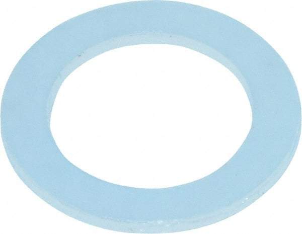 Made in USA - 3/8" Screw, Grade 6/6 Nylon Standard Flat Washer - 3/8" ID x 0.562" OD, 0.031" Thick, Plain Finish - Caliber Tooling