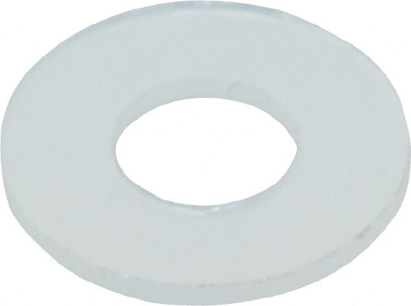 Standard Flat Washer: Nylon, Uncoated 0.067″ ID, 1/4″ OD, 0.007″ Thick