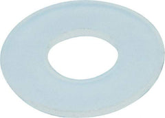 Made in USA - #10 Screw, Grade 6/6 Nylon Standard Flat Washer - 0.2" ID x 0.45" OD, 0.031" Thick, Plain Finish - Caliber Tooling