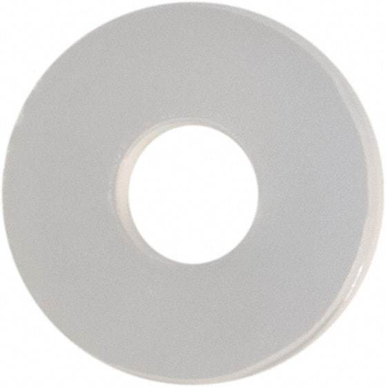 Made in USA - #0 Screw, Grade 6/6 Nylon Standard Flat Washer - 0.068" ID x 0.188" OD, 0.025" Thick, Plain Finish - Caliber Tooling