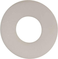 Made in USA - 7/16" Screw, Grade 6/6 Nylon Standard Flat Washer - 0.469" ID x 1-1/8" OD, 0.062" Thick, Plain Finish - Caliber Tooling