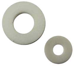 Made in USA - #8 Screw, PTFE Standard Flat Washer - 0.187" ID x 1/2" OD, 0.04" Thick, Plain Finish - Caliber Tooling