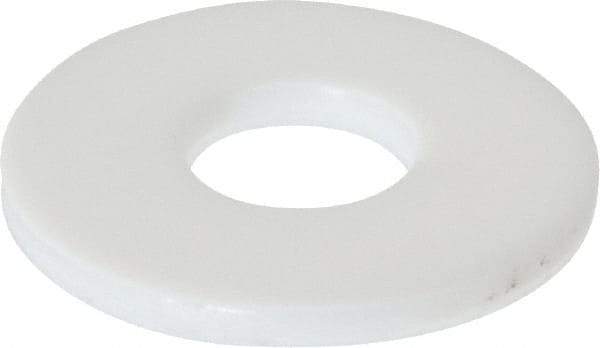 Made in USA - 1/4" Screw, PTFE Standard Flat Washer - 0.281" ID x 0.735" OD, 0.062" Thick, Plain Finish - Caliber Tooling