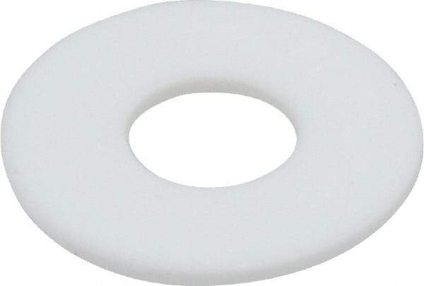 Made in USA - 3/8" Screw, PTFE Standard Flat Washer - 0.406" ID x 1" OD, 0.062" Thick, Plain Finish - Caliber Tooling